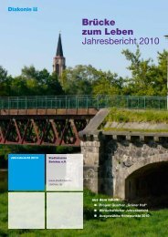Brücke zum Leben Jahresbericht 2010 - Stadtmission Zwickau e.V.
