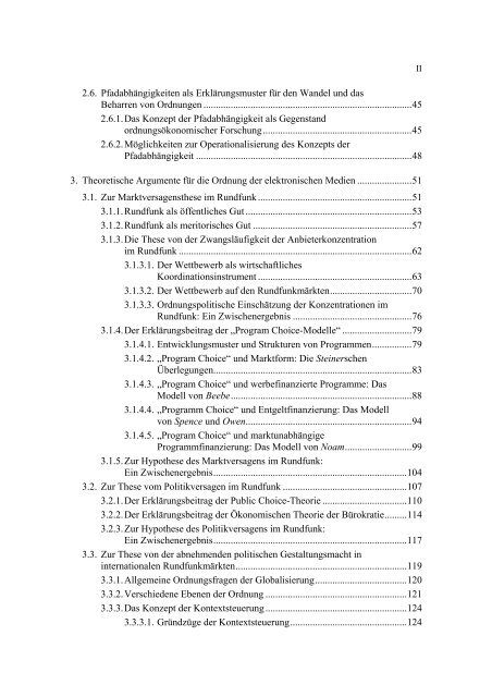 Medien im Systemvergleich - Eine ordnungsökonomische Analyse ...