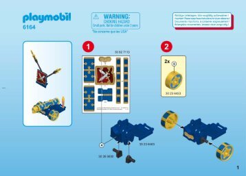 Playmobil 6164 Corsaire avec canon bleu - Corsaire avec canon bleu