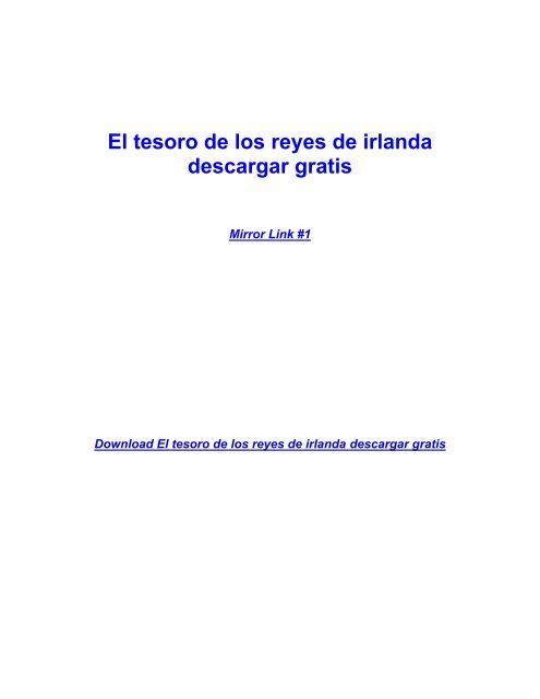 el-tesoro-de-los-reyes-de-irlanda-descargar-gratis