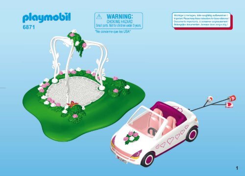 Playmobil 6871 - Notice de montage Playmobil 6871
