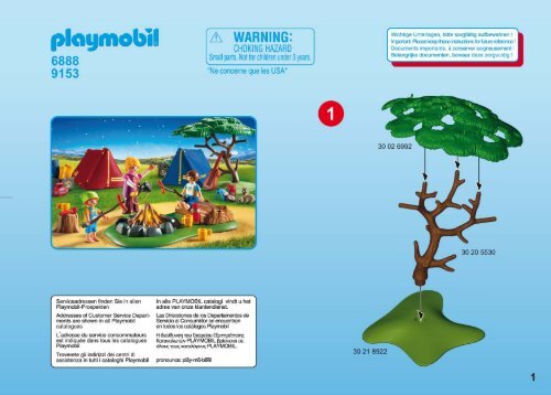 Playmobil 6888 - Notice de montage Playmobil 6888