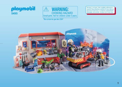 Playmobil 5495 - Notice de montage Playmobil 5495