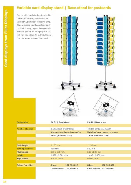 Fluhr Displays Main Catalogue 2017 