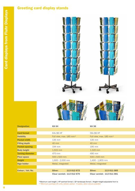 Fluhr Displays Main Catalogue 2017 