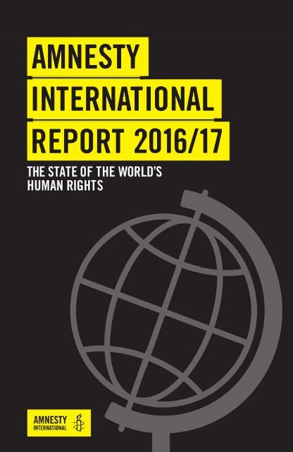 AMNESTY INTERNATIONAL REPORT 2016/17