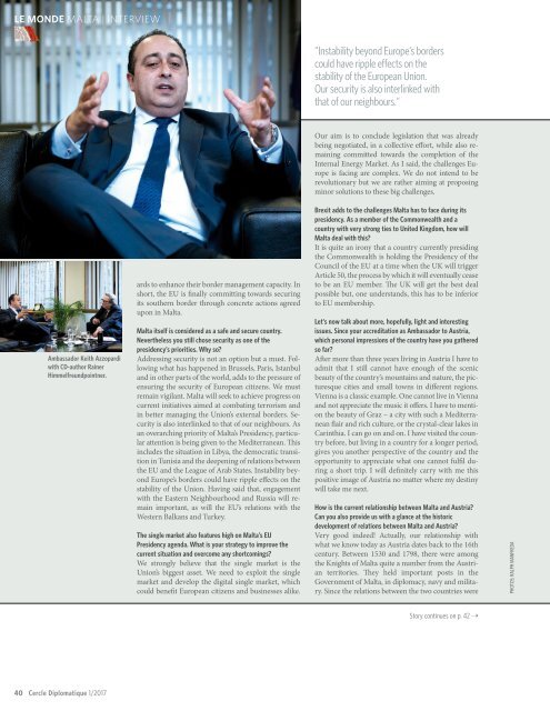 CERCLE DIPLOMATIQUE - issue 01/2017