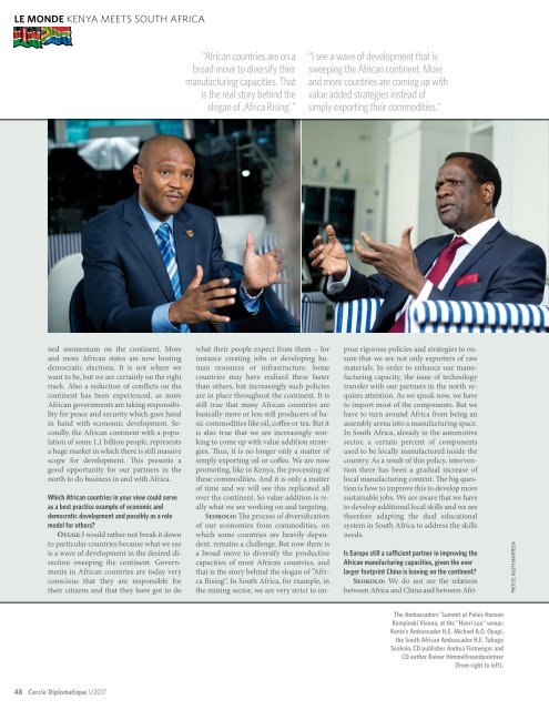 CERCLE DIPLOMATIQUE - issue 01/2017