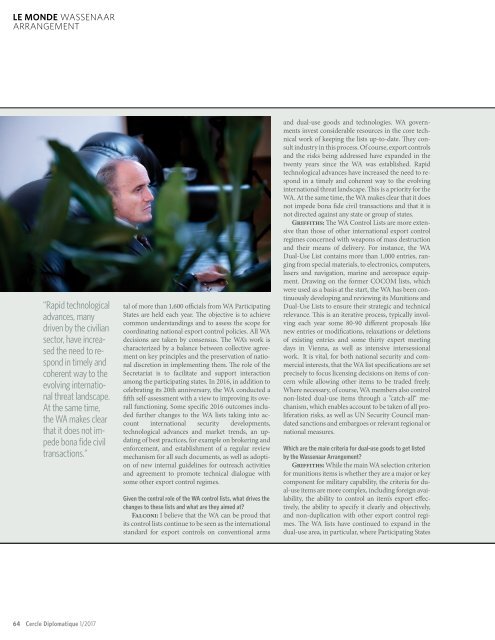 CERCLE DIPLOMATIQUE - issue 01/2017