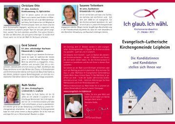 Evangelisch-Lutherische Kirchengemeinde Leipheim