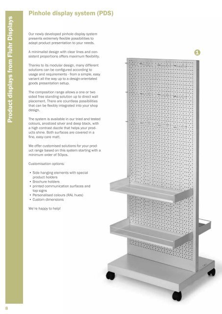 FLUHR DISPLAYS NEW PRODUCTS 2017