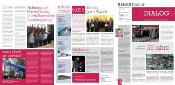 DIALOG Ausgabe 11/2008 (pdf-Datei) - Rehart Group