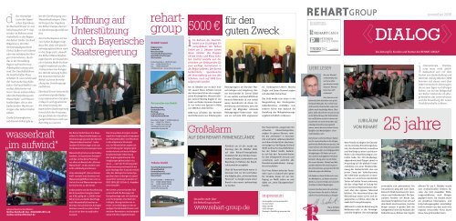 DIALOG Ausgabe 11/2008 (pdf-Datei) - Rehart Group