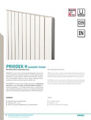 PRIODEK Hacoustic linear - Priorit