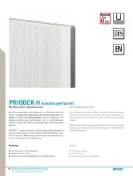 PRIODEK Hacoustic perforiert - Priorit