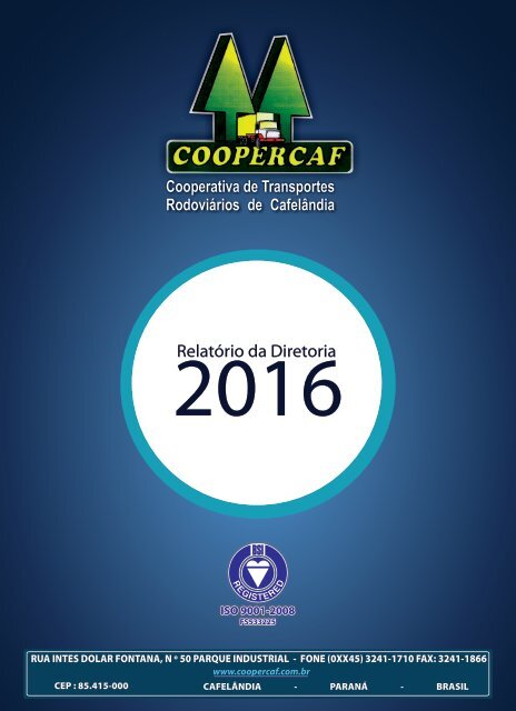 COOPERCAF - COOPERATIVA DE TRANSPORTES 2016