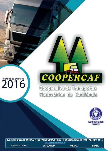 COOPERCAF - COOPERATIVA DE TRANSPORTES 2016