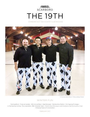 The 19th - Scarboro Golf and Country Club Magazine