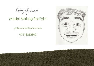 George Finnamore - portfolio - Aardman internship