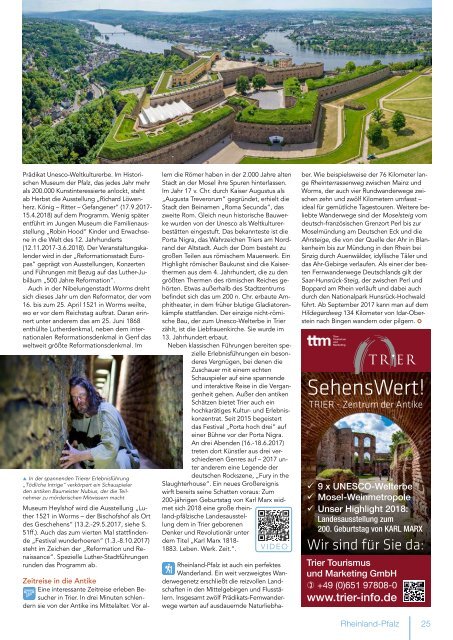 Ferienmagazin Deutschland 2017