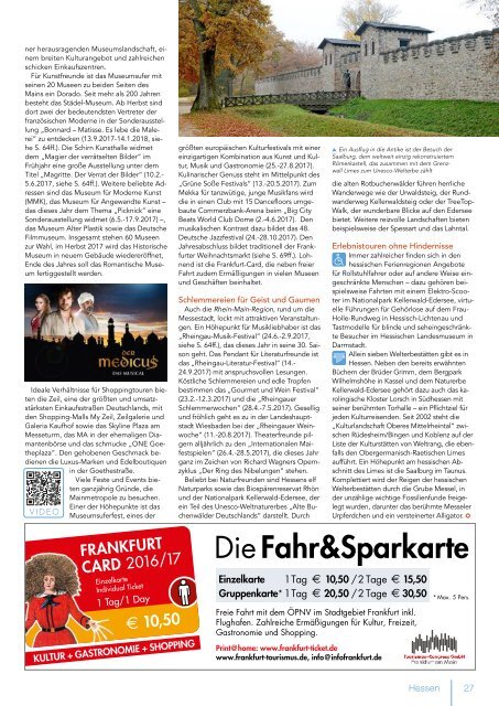 Ferienmagazin Deutschland 2017