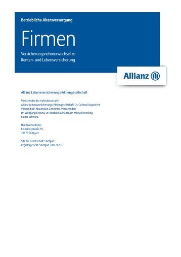 Versicherungsnehmerwechsel Direktversicherung Allianz (PDF)