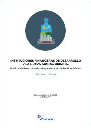 INSTITUCIONES FINANCIERAS DE DESARROLLO Y LA NUEVA AGENDA URBANA