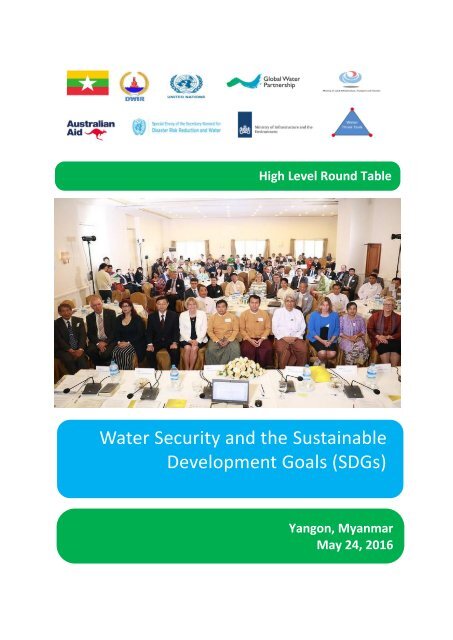Water Security and the Sustainable Development Goals (SDGs)