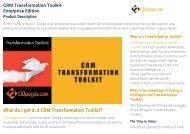 CRM Transformation Toolkit