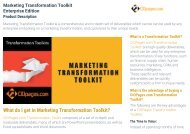 Marketing Transformation Toolkit