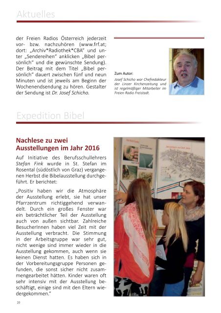 Linzer Bibelsaat: Ausgabe Nr. 140, März 2017