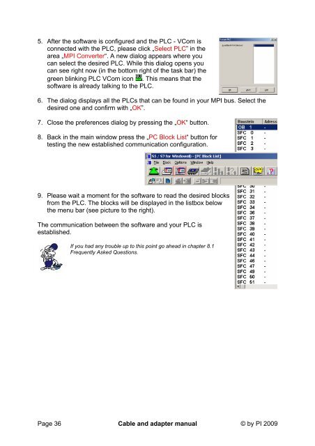 Cable and adapter manual