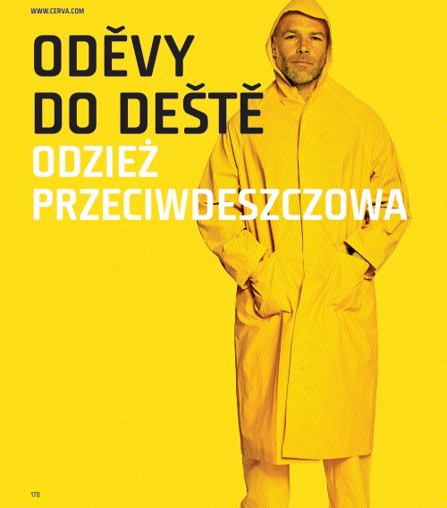 Červa katalog pracovní oděvy_pl