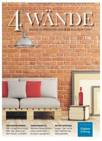 4Wände: Bauen, Wohnen und Leben im Allgäu - Ausgabe Memmingen