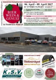 Oldtimerdepoteröffnung Reutlingen Bier Wein und Genuss 2017 Food Truck Festival