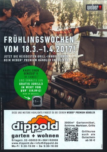 Weber Frühlingswochen 18.3. - 1.4.2017