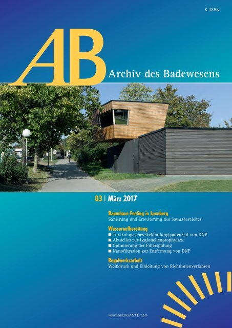 AB Archiv des Badewesens März 2017