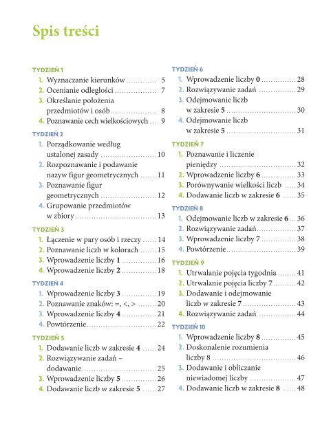 Spis treści TYDZIEŃ 1 1