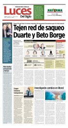 Tejen red de saqueo Duarte y Beto Borge