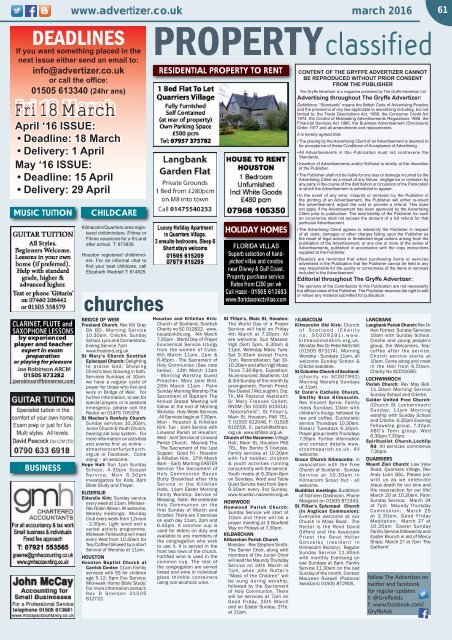 258 March 2016 - Gryffe Advertizer