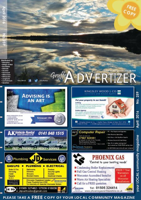 259 April 2016 - Gryffe Advertizer