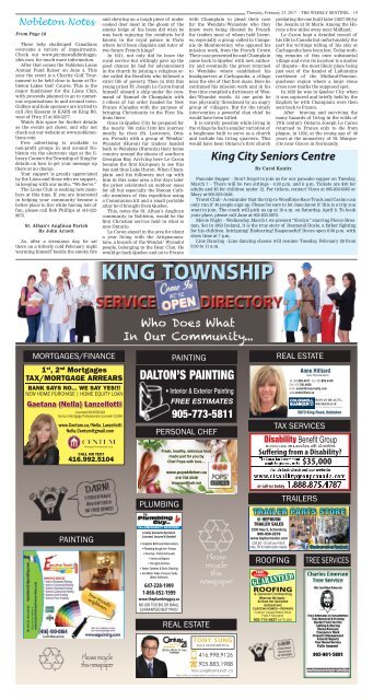 King Weekly Sentinel