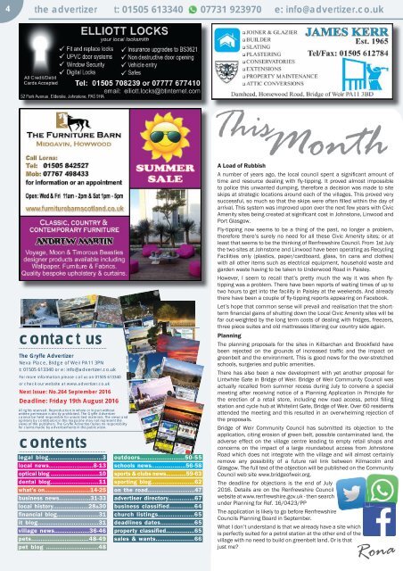 263 August 2016 - Gryffe Advertizer