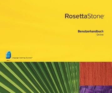 Benutzerhandbuch - Rosetta Stone