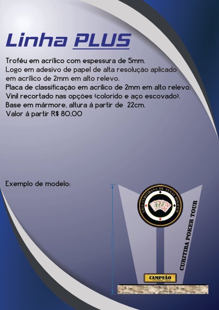Catalogo linha Plus