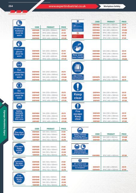 Expert Industrial Services Product Catalogue 2017-2018