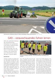 G40 – vorausschauendes Fahren lernen - Fahrkurse.ch
