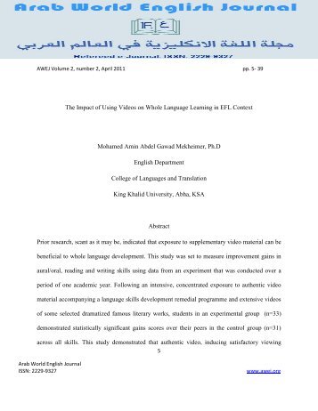 Full Paper PDF - Arab World English Journal