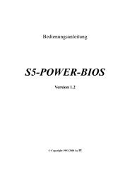 3 S5-Power - BIOS - Process Informatik Entwicklungsgesellschaft mbH