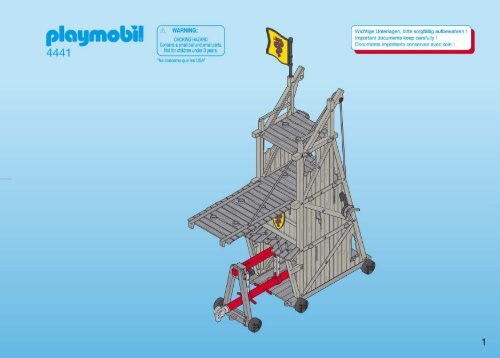Playmobil 4441 - Notice de montage Playmobil 4441